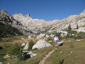 Upper Lost Canyon and The Sawtooth Pass to the Right