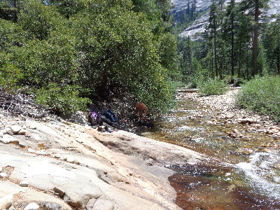 Nice Little Bathing Hole in the Foreground.