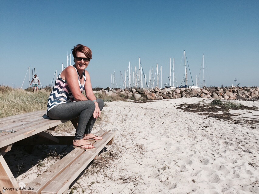 Rose on the beach.