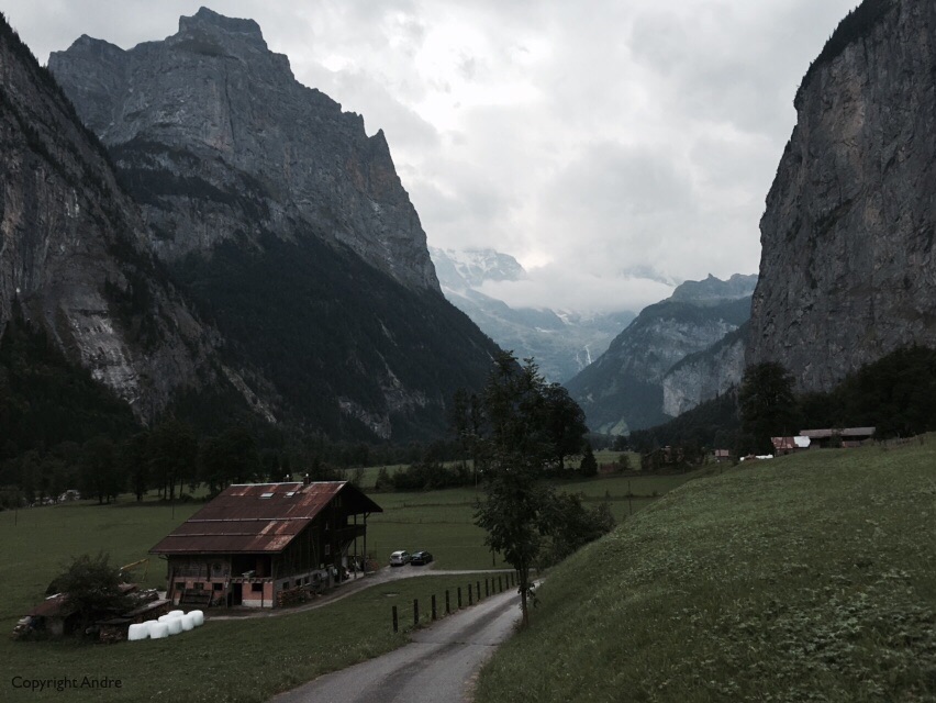Another view up the valley.