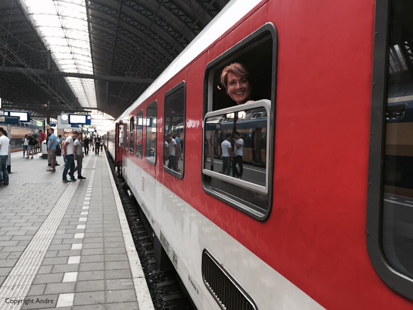 Our Deutsch Bahn train to Basel.