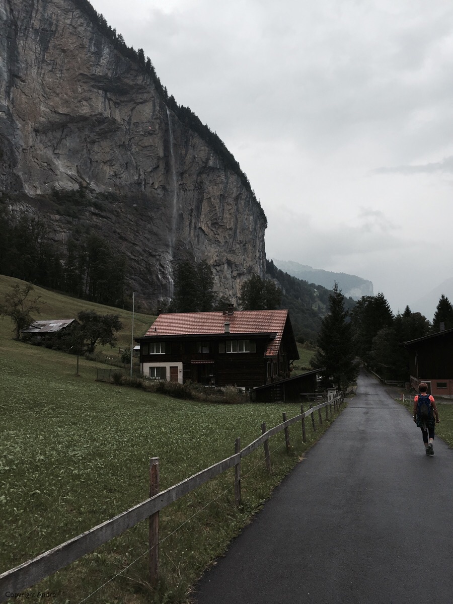 Heading back as it starts to drizzle.