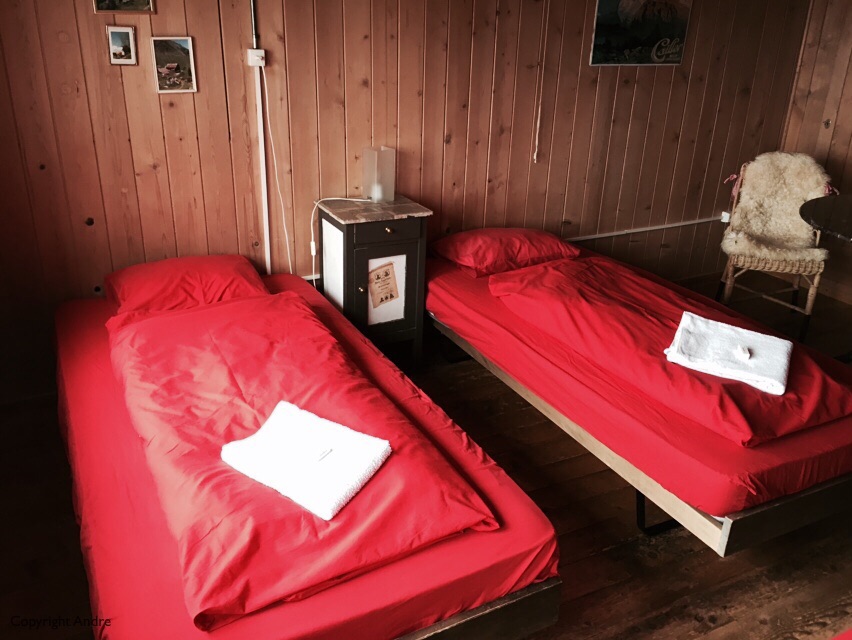 Sleeping arrangements.