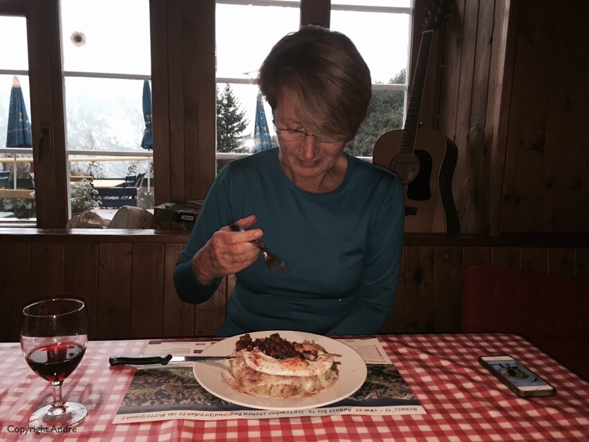 Swiss Rosti comfort food.