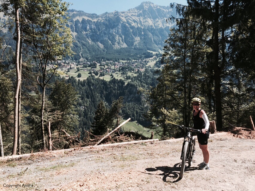 That's Lauterbrunnen where we started.