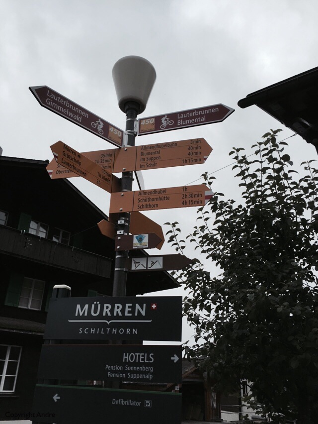 If you want to go there, there is a sign for that.