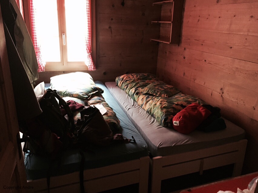 We have our own four walls and a window.