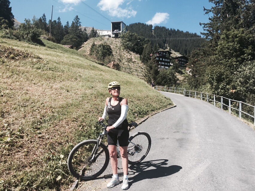 After Murren the path goes downhill.
