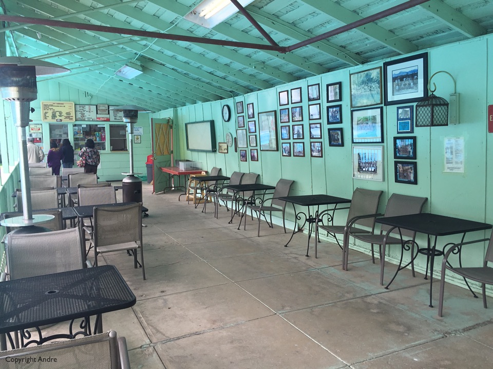 Entrance and eating area.
