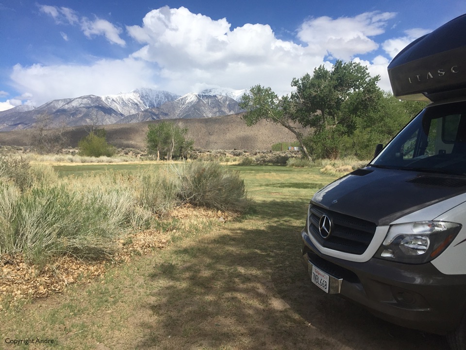 Campsite at Benton Hot Springs