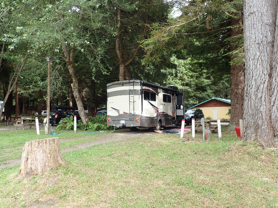Campsite at Elk Resort.