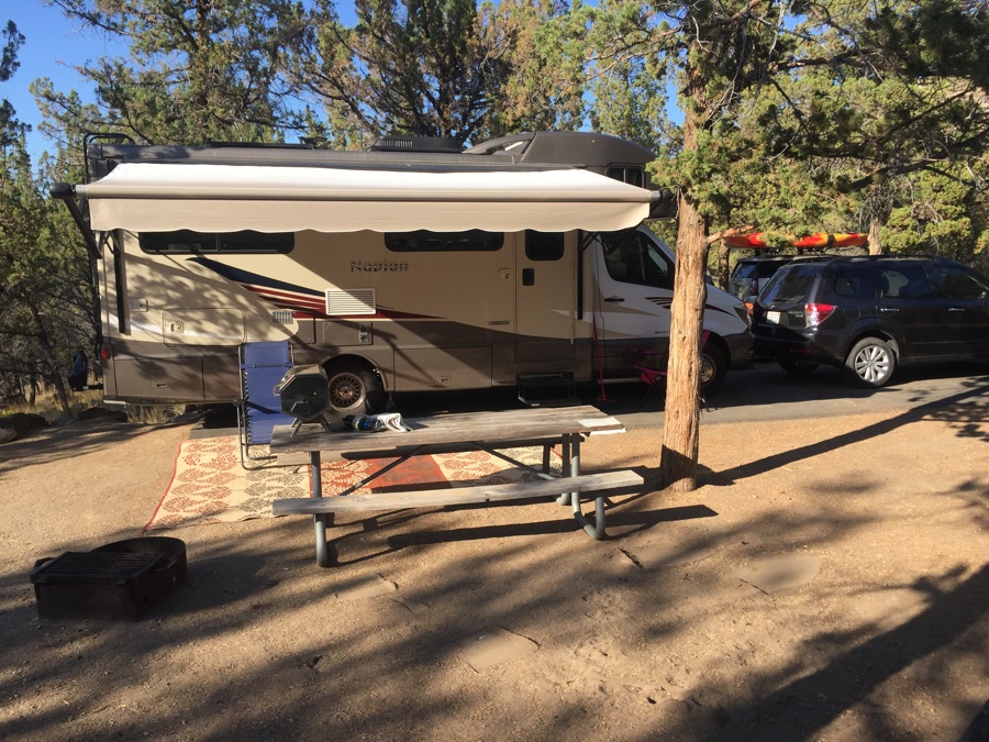 Cove Palisades campsite for the eclipse.